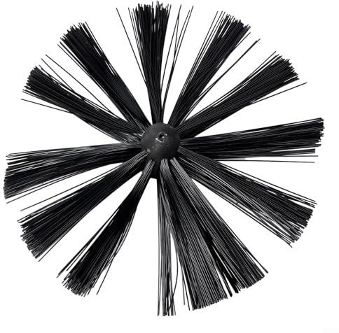 Bebykilemi 200mm Dryer Vent Cleaning Brush Chimney Lint Remover Bristle Head Nylon