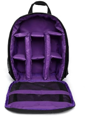 Zaino Fotografico Multifunzionale Con Imbottitura Antiurto Cinghie Regolabili Traspiranti Per Accessori Fotocamera DSLR Borsa Fotocamera Con Tracolla Regolabile