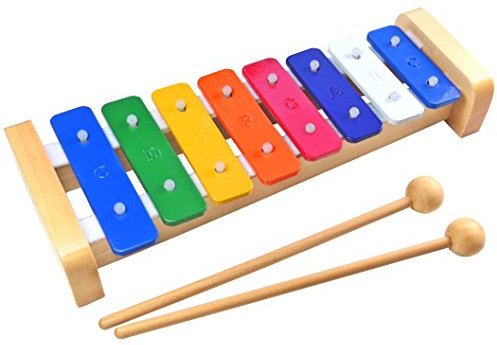 keepdrum KGS2 buntes Glockenspiel für Kinder