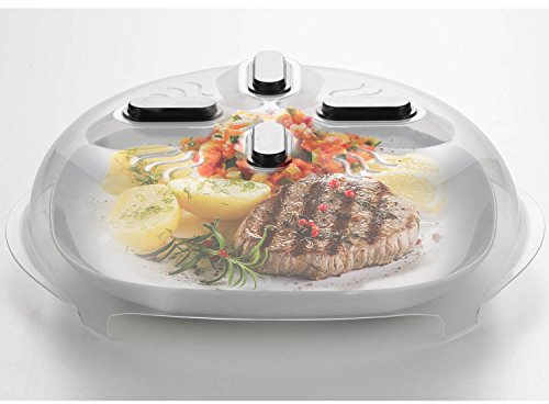 Mikrowellenabdeckung Mikrowellen-Abdeckhaube Spritzschutz-Haube transparent 30cm