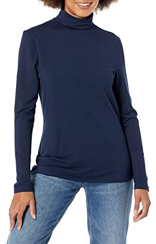 Amazon Essentials Women's Turtleneck Long Sleeve Top