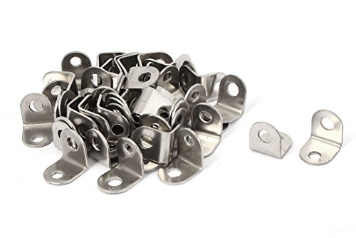Aexit Möbelbeschläge 90 Grad Winkel Bracket Brace 18mmx18mmx1.5mm 50pcs (9397207067bb9063df9578304988e17a)