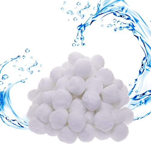 Showll 300g Filterbälle Pool,Filterballs für Sandfilteranlagen Pool,Filter Balls ersetzen, Filterpumpe, Filterbälle Filtermaterial Filtersand Pool Sandfilter für Pool Sandfilteranlagen Aquarium
