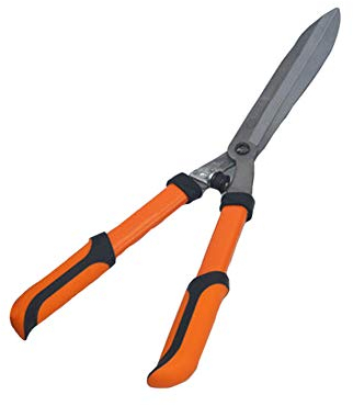 Cortasetos profesional de mango plano, herramienta de poda de madera de boj para jardín, patio, arbustos, ángulo curvo, tijeras de ahorro de mano de obra con hoja de acero SK-5, mango antide