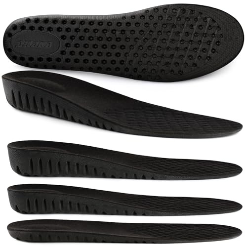 Ailaka Hauteur Augmentation Semelles Chaussures Augmenter Talon Ascenseur la Semelle Intérieure Amortissante Respirantes alvéolaires Confort Élastique Invisibles Homme Femme 3.5CM