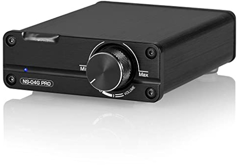 DLOETT Mini amplificatore di potenza digitale HiFi Stereo 2.0 canali Classe D Amplificatore audio desktop domestico 100 W + 100 W