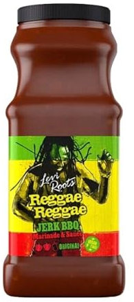 Levi Roots Reggae Reggae Jerk Barbecue Sauce 1 Litre. Marinade and sauce - Vegetarian & Vegan