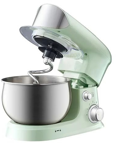 Kitchen In The Stand Mixer,Stand Mixer For Baking,Stylish Kitchen Mixer With K-beater,5L Stainless Steel Bowl, For Daily Use With Egg Whisk,Dough Hook,Flat Beater