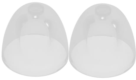 Luxshiny 2pièces Bouchons de Bouteilles Transparent Bouchons de Rechange pour Biberons Couvercles pour Bouteilles de Lait à Large Ouverture pour Biberons