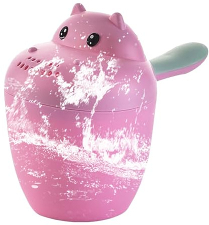 Vaso para lavado de baño para bebé, champú para bebé, vaso para lavar el cabello, taza de champú para el hogar y viajes