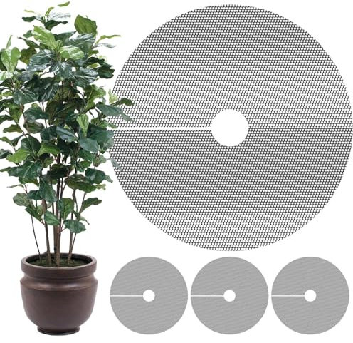 Protecteur de Terreau pour Pots de Fleurs - Couverture De Terre pour D'intérieur - Protège-Pots Modulable pour Jardin Balcon Terrasse