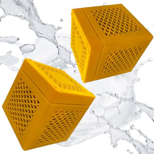 Filtre à eau, filtre à eau purificateur d’eau cube à charbon actif pour étang, filtration super forte contrôle des odeurs cube de charbon de bois en nid d’abeille, pour aquariums Hippoges Étangs Réser