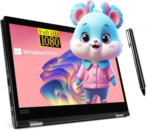 Lenovo ThinkPad L13 Yoga Gen 2 Ordinateur portable avec écran tactile 2 en 1, Intel Core i5-1135G7, 13,3 FHD, 16 Go de RAM, 256 Go SSD, clavier QWERTY britannique, Windows 11 Pro (renouvelé)