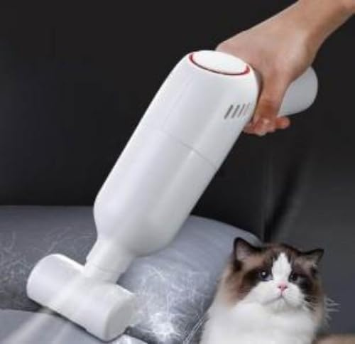 ZRDtqFzxS Aspirapolvere per auto wireless portatile 8000Pa 120W aspirazione ricaricabile per la pulizia dell'auto domestica a secco(WHITE)