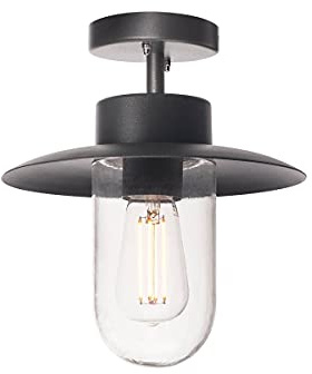 MOLAT E27 Outdoor Deckenleuchte, anthrazit