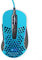 Xtrfy M4 RGB, Ultraleichte Kabelgebundene Gaming-Maus, Ergonomisches Design für Rechtshänder, Pixart 3389 Sensor, RGB-Beleuchtung, Miami Blue Edition