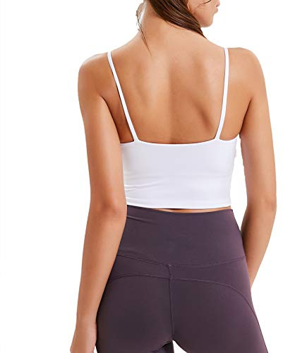 Lemedy Dam vadderad sport-bh fitness träning löpningströjor yoga tank top