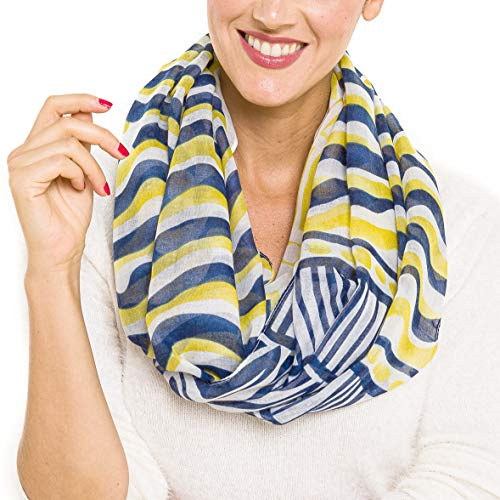 Infinity Scarf for Women Lightweight Fashion Scarves for Summer Fall (I-NF56-14)