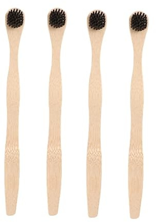 HEALLILY Tongue Cleaner 4Pcs Set Tongue Scraper and Cleaning Brush Oral Tools for Fresh Breath and Effective Bad Breath Removal Lightweight Portable 7.44In Length