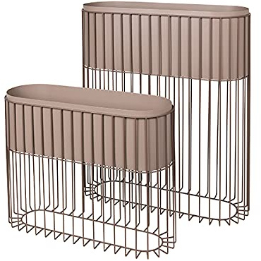 broste Copenhagen Planter, Metal, Brown, 80