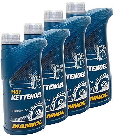 Motorsäge Kettensäge ÖL Kette Kettenöl MANNOL MN1101-1 4 X 1 Liter
