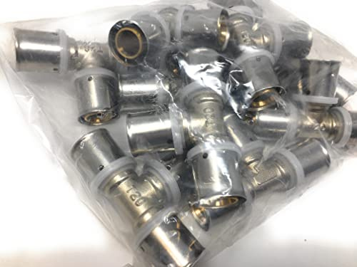 10x Pressfitting Fittings Press Verbundrohr Aluverbundrohr 16/20 T- Verbinder nach Auswahl DVGW (T - Verbinder 20)