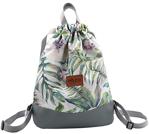 millybo BOOLI Beutel Beuteltasche Sportbeutel Rucksack Damen Backpack Turnbeutel (912.009)