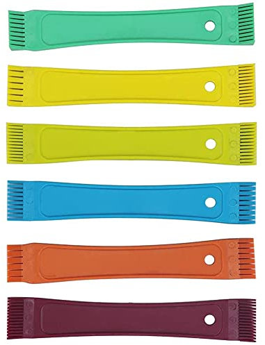 Fcr6 Lot de peignes à ailettes en plastique coloré pour radiateur