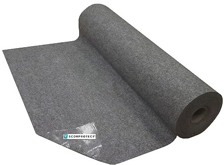 Scorprotect ® Abdeckvlies AbdeckUni Sicher Schutzvlies 300 gr./m² selbstklebend 1 m x 25 m
