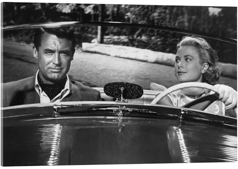 Posterlounge Cary Grant und Grace Kelly, 1955 Acrylglasbild | 60 x 40 cm Schwarz-Weiß Wandbilder Wanddeko
