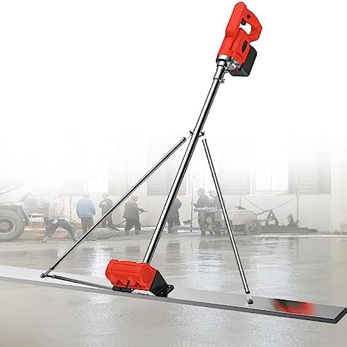 Generic Concrete Vibrator Leveling Rake 6000Rpm with 150CM Scraper - Electric Scraping Ruler for Smooth Concrete Surfaces - Power Vibrating Tool
