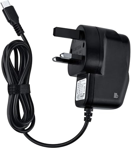 5V 2A Micro USB Mains Charger – Compatible with Amazon Kindle Fire HD 7/8.9, Paperwhite HDX (All Models Pre-2018), PS4, XBOX1, Samsung, Nokia, HTC, Sony, Google, and More USB Devices