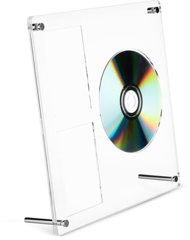 Cabilock Acryl CD Ständer für Tisch Stabil und Schützend zum Präsentieren von Kpop Fotokarten und Fotos Schreibtischen und Büros