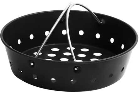 Holzkohle-Aschekorb, Luftstrom für MiniMax, klein, mittel, groß, grün, Ei, Weber-Kessel, Karbonstahl, Feuerschale mit Griffen, Kamado Joe Jr, Grill, rostbeständig, emailliert, Asche-Reinigungskorb