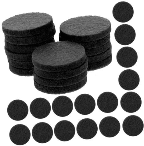 BESTYASH Aromatherapie Pads als Diffusorzubehör aus Baumwolle 50 Stück Nachfüllbare Runde Aromakissen in Schwarz Halten Duft Langanhaltend