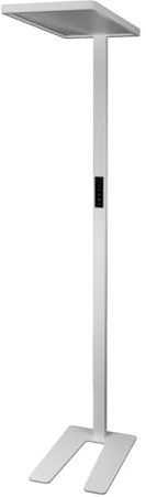 ENOVALITE LED Büro Stehlampe mit Bewegungsmelder, dimmbar | CRI>98 Vollspektrum, UGR<16 blendfrei, 4000K Neutralweiß, 110W Uplight und Downlight