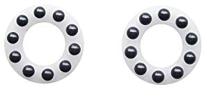 MYIW Folding pocket knife bearing ceramic ball washer,white nylon gasket with detent beads,outdoor camping hunting EDC survival knives bearing - pack 2 pieces (A)