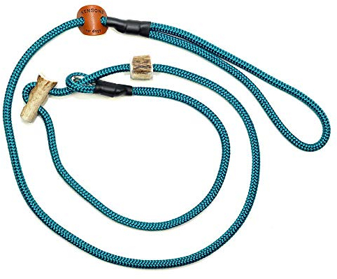 Retriever-Leine/Moxonleine Sporty-Style | robuste Hundeleine aus Tau mit Klemme & Halsbandfunktion | 6mm – besonders griffig & wetterfest | Training, Alltag & Dummyarbeit