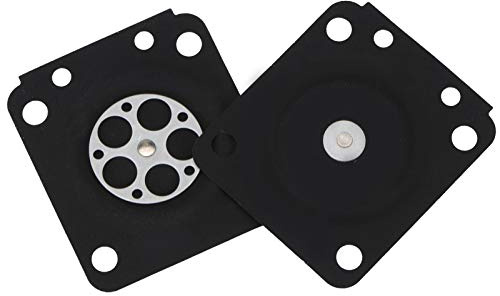 Kuuleyn Joint de Membrane de carburateur, 10 pièces/Ensemble pièces de carburateur tronçonneuse Ensemble de Joint de Membrane de carburateur adapté pour ZAMA180