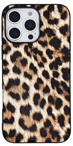 DMaos für iPhone 11 Fall für Frauen, Leoparden-Design Kunstleder Abdeckung, Klassische Mode für iPhone11 6.1 Zoll - Braun