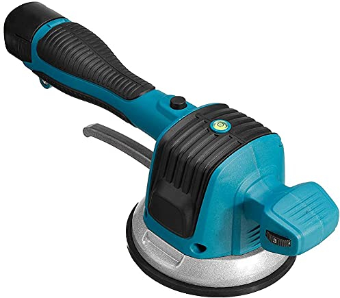 Professional Hand-held Tile Tiler Machine, Adsorption ≤ 100KgAdjustable for 0.6-1.2m Tile, Electric Handheld Automatic Leveling Tool,25V,1 Battery