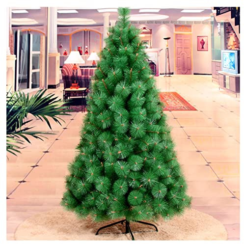 Weihnachtsbaum künstlich Sale Clearance, Faux Christmas Tree 4Ft/5Ft/6Ft/7Ft/8Ft mit realistischem Aussehen PIOKUHB 221019(Color:Green,Size:4ft/120cm)