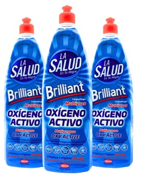 FAMILYCOM. Multiusos Oxigeno Activo La Salud 1000ml Pack 3 unidades.