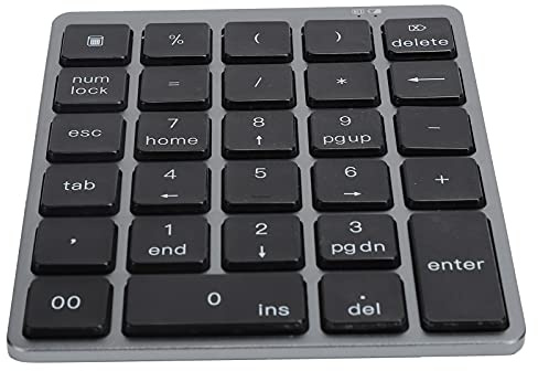 KIMISS Pavé Numérique Bluetooth Rechargeable Alliage D'aluminium Abs Bluetooth 3.0 Clavier Numérique Mécanique sans Fil Ordinateur Portable Cfor OMPuter