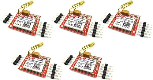 5 pezzi Modulo SIM800L GPRS gsm antenna PCB scheda SIM quadribanda