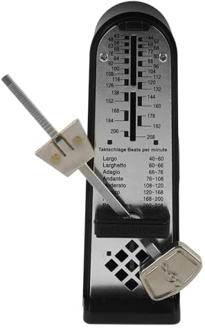 Toyvian Mechanisches Metronom Für Klavier Gitarre Violine Metronom-stimmgerät Musikinstrumente Werkzeug Einfach Zu Bedienen Und Tragbar