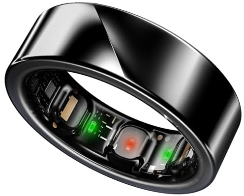 Noise Luna Ring (Acquista prima il kit di misurazione), anello intelligente più accurato, monitora sonno, attività, prontezza, stress, salute mestruale e altro ancora, batteria fino a 6 giorni, misura