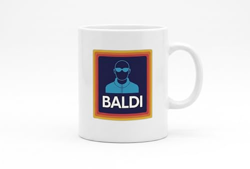 Playcrate Funny Baldi Man Mug Ceramic Cup – Funny Gift Hilarious Novelty Joke for Bald Dad, Stepdad, or that Special Someone
