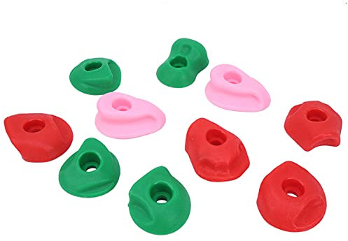 Große, Mehrfarbige Klettergriffe für den Außenbereich (Kleine Größe, 10 Stück)