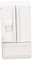 Toyvian White Mini Fridge for Dollhouse 1:12 Scale Miniature Refrigerator Toy Decorative Miniature Fridge Model